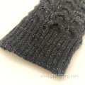 Custom Knitted Fur Long Leg Warmers